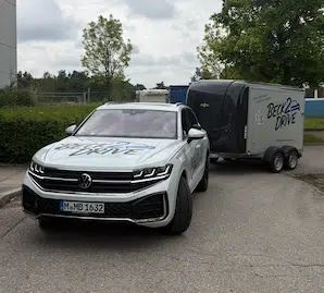 Beck2Driver Auto mit Anhänger